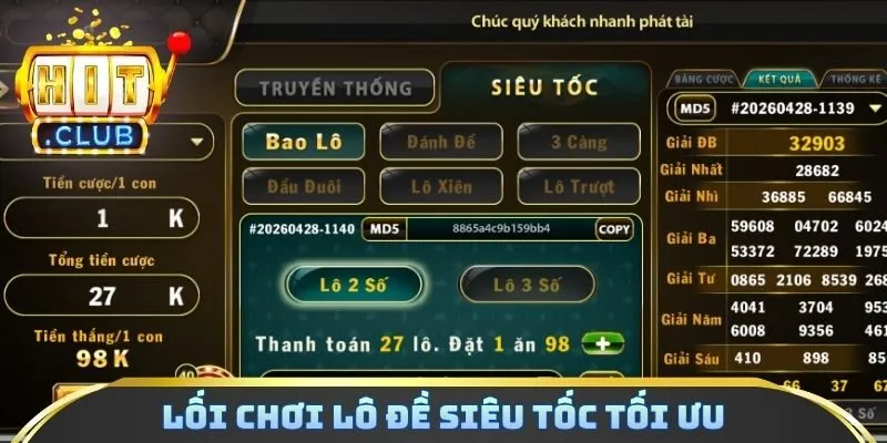 Lối chơi lô đề siêu tốc tối ưu