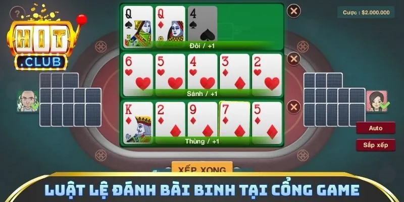 Luật lệ đánh bài Binh tại cổng game