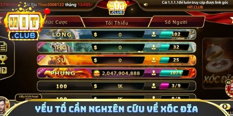 Yếu tố cần nghiên cứu về xóc đĩa